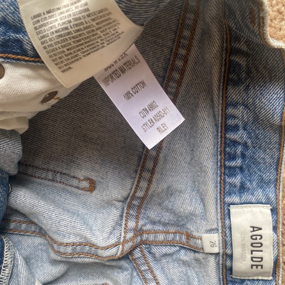 Agolde Riley High Rise Jeans - Picture 8 of 11
